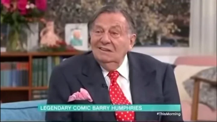 Barry Humphries jokingly confuses Dermot OLeary for Philip Schofield