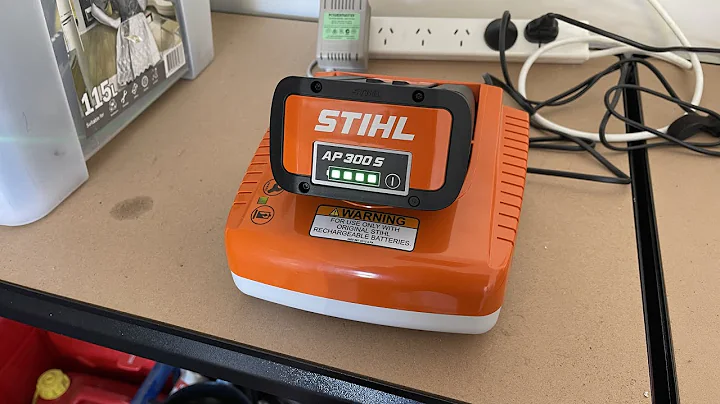 STIHL AP 300 Sバッテリーの充電テスト