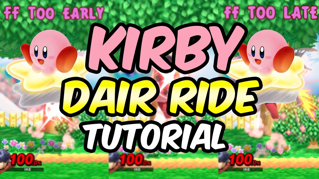 Kirby's Hardest Combo? Dair Ride In-Depth Tutorial: Smash Ultimate - YouTube