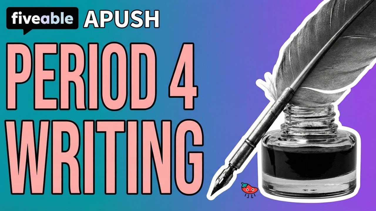 APUSH - Period 4: Writing SAQs & LEQs | Fiveable Cram Archive
