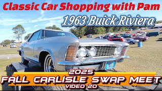 1963 Buick Riviera For Sale in the 2025 Fall Carlisle Swap Meet Classic Car Shopping 20