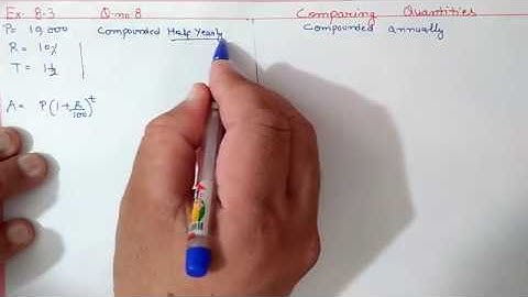 Ex.8.3 Q.8 Chapter:8 Comparing Quantities | Ncert Maths Class 8 | Cbse.