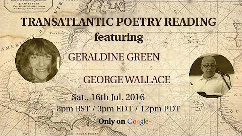 Geraldine Green and George Wallace // Transatlantic Poetry on Air
