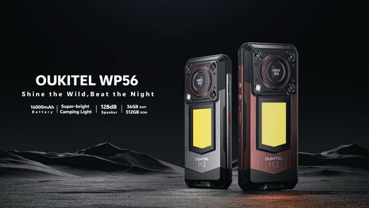 OUKITEL - WP56 Is Here – Rugged, Bright, and Loud. Built to Handle It All!