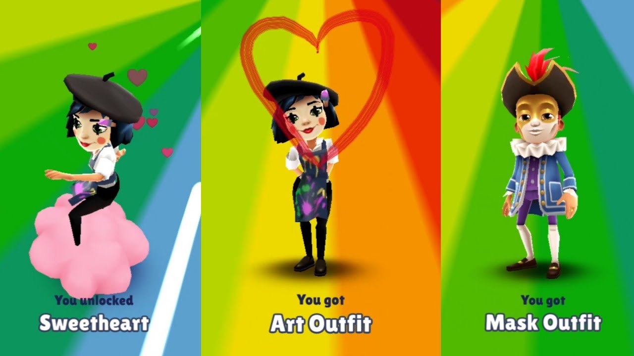 Subway Surfers Jake Star Outfit - Special Boards Sweetheart 