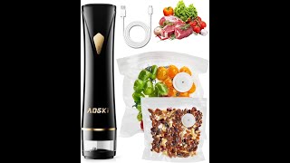 Vacuum Sealer Machine for Food Storage: Compact Food Sealer Saver 5X Fresh Longer,