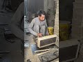 Skilled Craftsmen Making Wooden Sewing Machine Cover Boxes