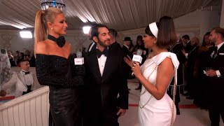 Paris Hilton & Marc Jacobs at Met Gala 2023 - Karl Lagerfeld: A Line of Beauty #metgala