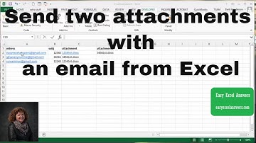 Send Two Attachments With An Email From Excel