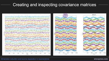 Creating and inspecting covariance matrices