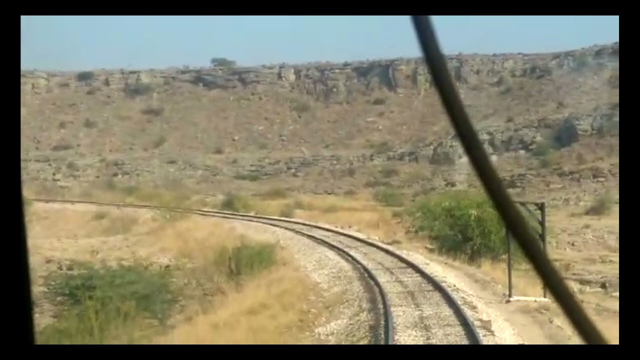 Cab Ride of GMCU-15 4910|| Beautiful Lakes And Hills|| Between Sohan and Makhad RoadRailway Station