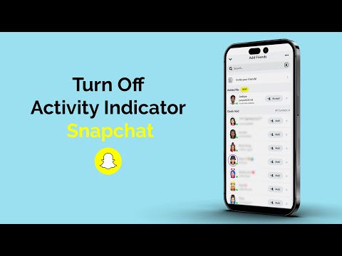 How To Turn Off Activity Indicator Snapchat