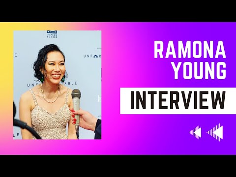 Ramona Young Interview at Unforgettable: Asian American Awards 2022