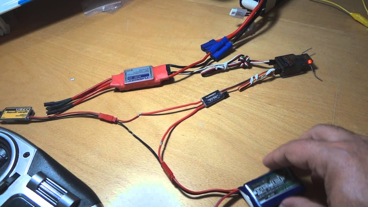 How to setup Lumifly Lights and Turnigy Receiver Controled Switch Power