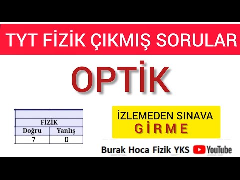 Optik Çıkmış Sorular 1