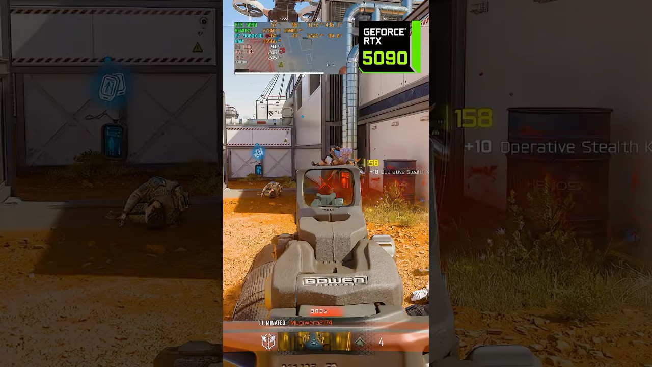 Black Ops 7 on RTX 5090. 4K Maximum Settings. Full gameplay link above.