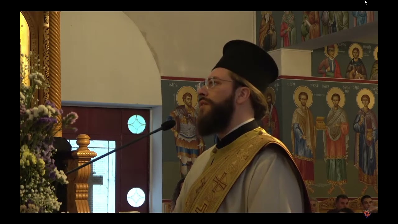 ψαλλει ο αρχιδιακονος Χρυσοστομος τρικκης γαρδικιου και πυλης
