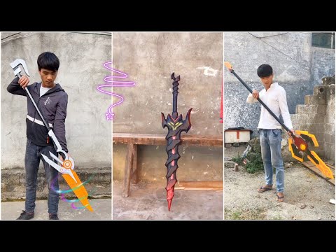 Video Thanh niên làm đao kiếm gỗ siêu đẹp, bao ngầu ! Làm... - youtube