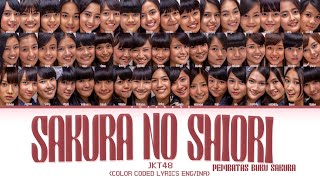 JKT48 - Sakura No Shiori Lyrics (Color Coded Lyrics)