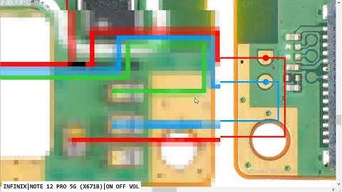 INFINIX Note 12 PRO 5G X671B ON OF Volume Powar Kiy Problem Hardware Solution