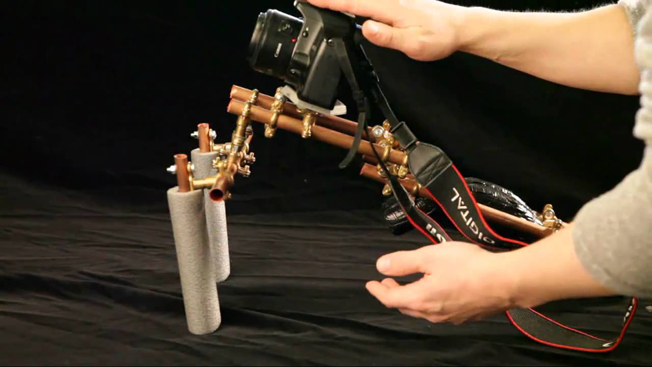 Homemade DSLR Shoulder Rig, Part 1 - YouTube