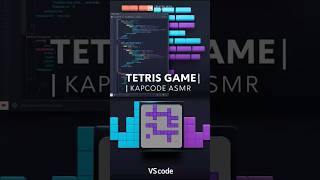 Tetris Game | Html-Css-JavaScript | KapCode ASMR | No Talking Part-1