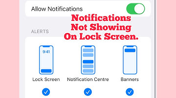 iOS  16 Not Showing Notifications On Lock Screen Not Getting