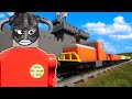 We Traveled Back in Time to Stop the Lego Train in Brick Rigs Multiplayer Roleplay!