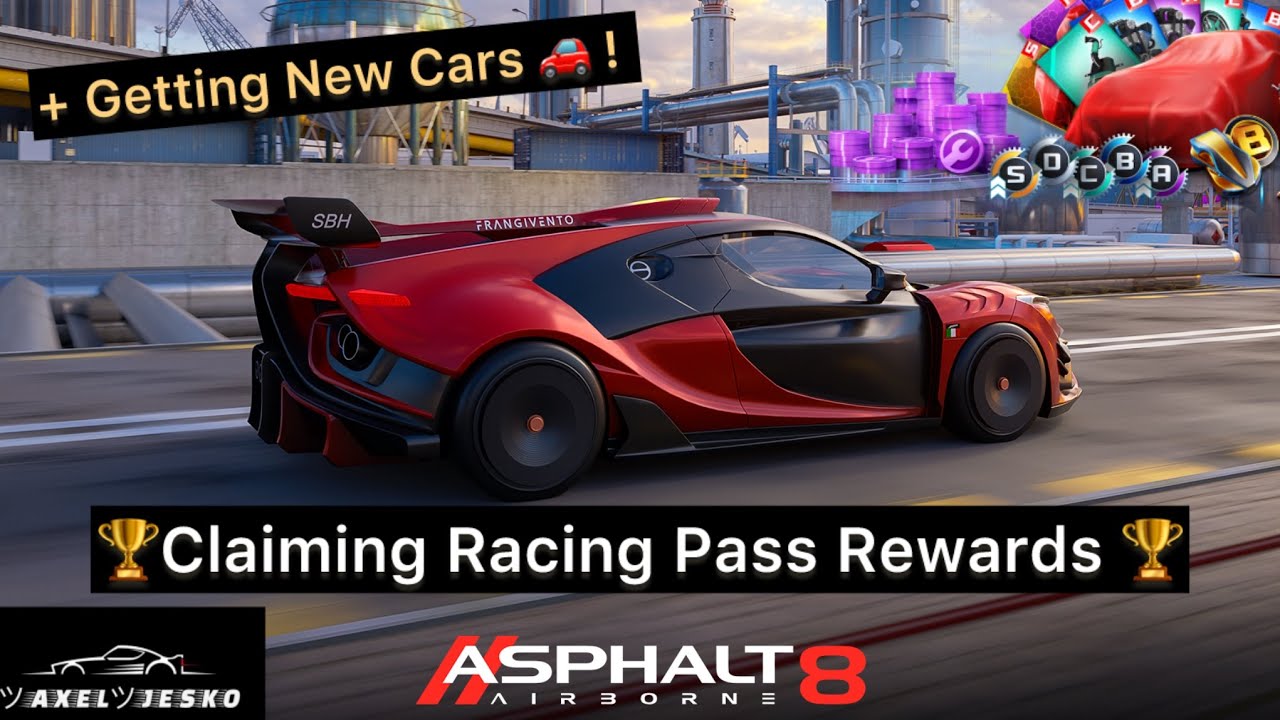 Claiming my Racing Pass Rewards + Unlocking new cars 🚗 | Asphalt 8 🏆 ...