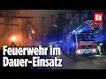 Mega-Einsatz in Berlin: Feuerwehr löscht vier Groß-Feuer