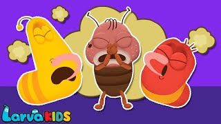 FART SONG | NURSERY RHYME | LARVA KIDS | FUNNY SONG | LEARN SONG