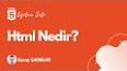 HTML Nedir? ile ilgili video