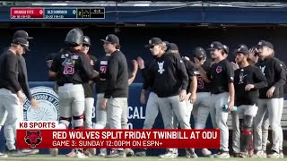 Mike Silva reflects after Red Wolves split doubleheader at Old Dominion