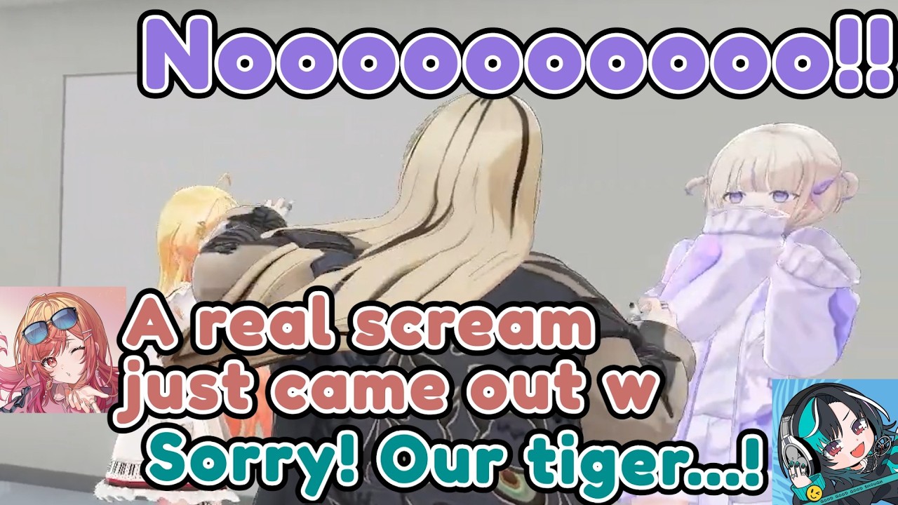 Hajime Really Freaks Out When Niko Suddenly Rushes at Her w【Hololive Clip】