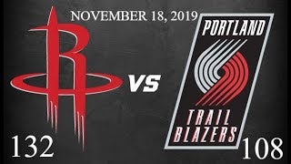 Houston Rockets vs Portland Trail Blazers - Full Game Highlights \\