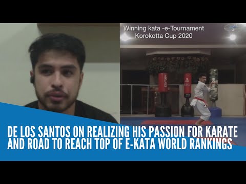 De los Santos on realizing his passion for karate and road to reach top of e-kata world rankings