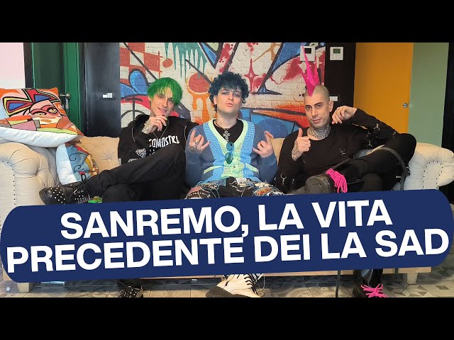 Sanremo, la vita precedente dei La Sad: Dal bullismo al lavoro in negozio. La musica ci ha salvato class=