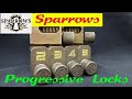 (1155) Review: Sparrows PROGRESSIVE Training Locks and Cutaways