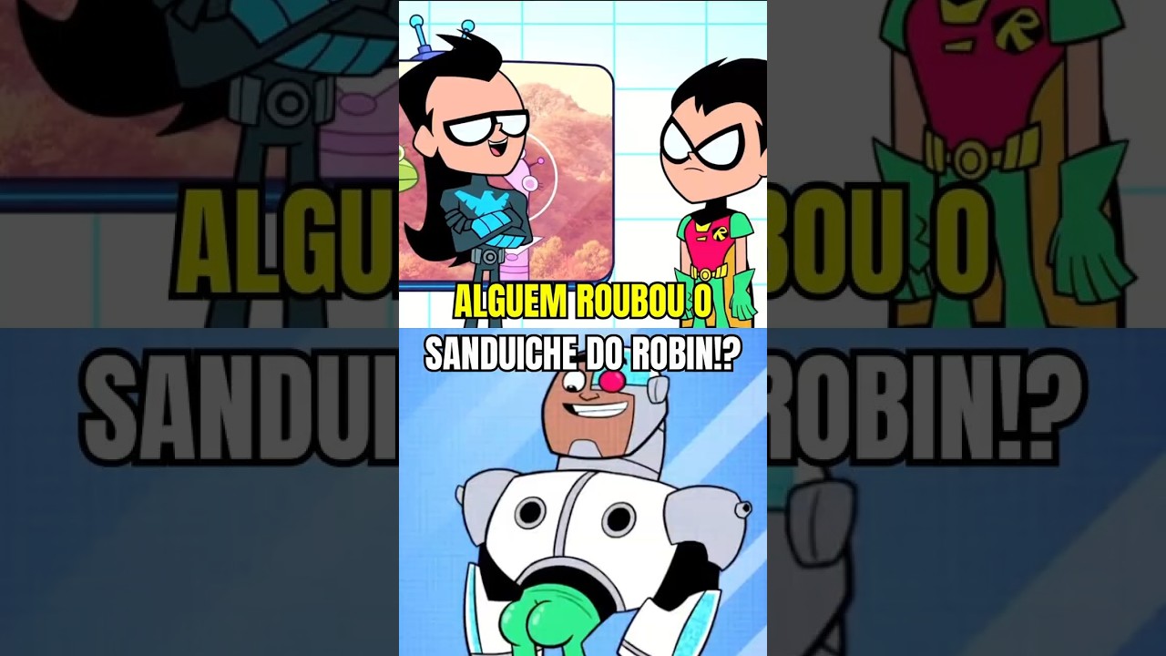 ROBIN PERDEU SEU SANDUICHE #jovenstitãs #beastboy #robin #shorts