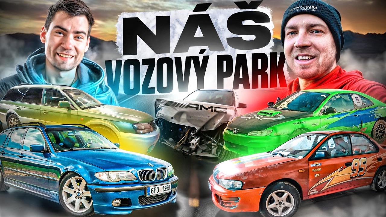 AMG s 331 KW, AUDI S5 V8, BMW a mnoho dalšího. NÁŠ VOZOVÝ PARK PRO ROK 2026