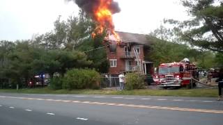 Apartment on fire (Dover, DE) 4/25/12