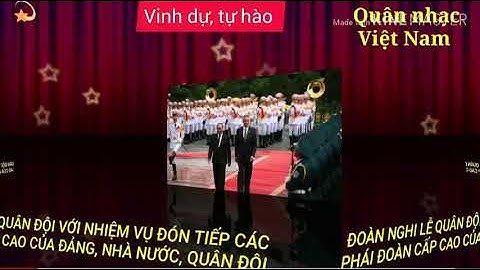 Nhạc chào mừng trong các lễ đón tiếp