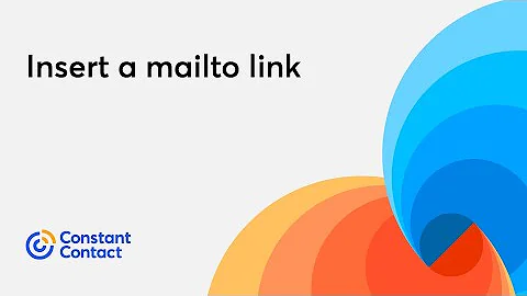 Insert a Mailto Link | Constant Contact