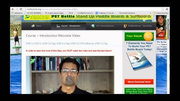 Stand Up Paddle Board - Eco Friendly Built with PET Bottles Cheap and Affordable by EcoBoards.org