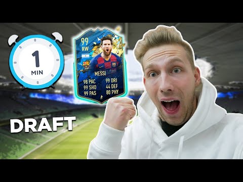HULLU 1 MINUUTIN FUT DRAFT!! -FIFA 21