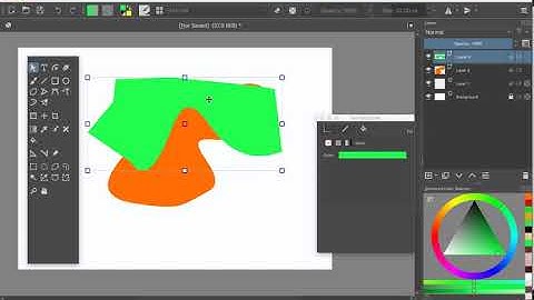Krita 28   Introduction to vector lines and shapes