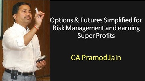 Options & Futures Simplified for Risk Management and earning Super Profits  I CA Pramod Jain