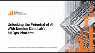 Unlocking the Potential of AI With Domino Data Lab's MLOps Platform