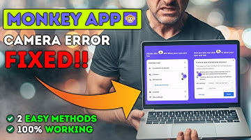 How to Fix Monkey App Camera not Working on PC!! | 100% Working Methods (2025)