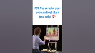 That Moment You Refactor Code and Feel Like Picasso 🎨
